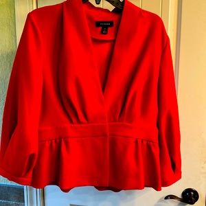 Womens dressy red blazer